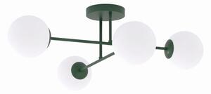 Lampadario a plafone ROMA 4xE14/10W/230V verde