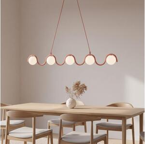 Lampadario con cavo SINUS 5xG9/8W/230V rosa