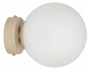 Lampada da parete MAGNUS 1xE14/10W/230V beige/bianca