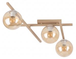 Plafoniera SMART 3xE14/10W/230V beige/beige fumé