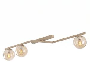 Plafoniera NATON 3xE14/10W/230V beige/beige fumé