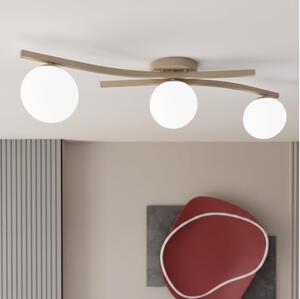 Plafoniera OPUS 3xE14/10W/230V beige/bianco