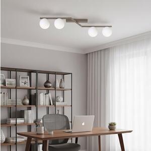 Plafoniera NATON 4xE14/10W/230V beige/bianco