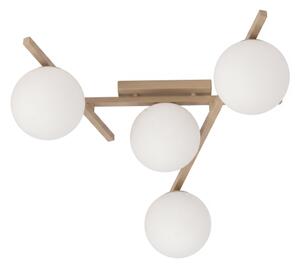 Plafoniera SMART 4xE14/10W/230V beige/bianco