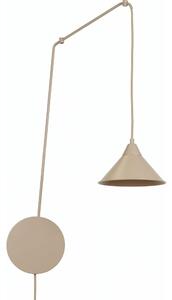 Lampadario a sospensione con cavo ABRAMO 1xE27/15W/230V beige