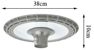 BRILAGI - Lampione stradale LED da esterno con palo da 3 m URBANSPARK LED/120W/230V grigio IP65