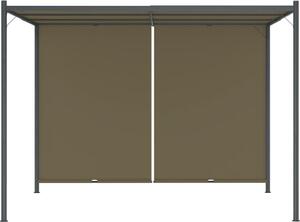 Gazebo da Giardino con Tetto Retrattile 3x3 m Talpa 180 g/m²