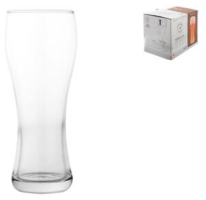 Set 6 bicchieri birra New Weizen in vetro trasparente cl 41