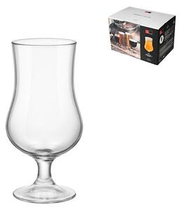 Set 6 calici birra Ale in vetro trasparente cl 42,5