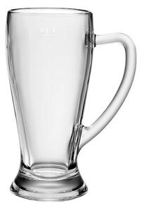 Set 6 boccali birra Baviera in vetro trasparente cl 65