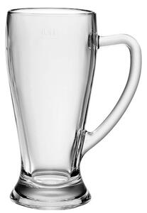Set 6 boccali birra Baviera in vetro trasparente cl 51