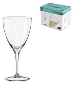 Set 6 calici vino Kate in vetro trasparente 25 cl