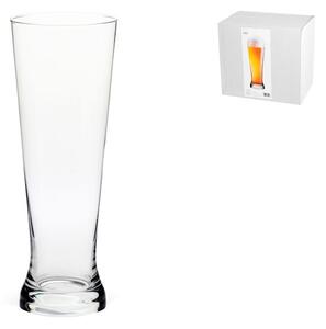 Set 6 bicchieri birra Linz in vetro trasparente cl 50