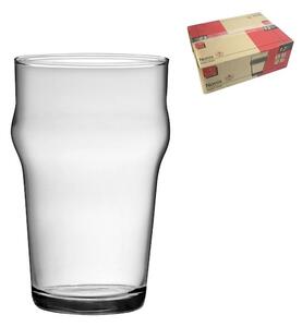 Set 12 bicchieri birra Nonix in vetro trasparente cl 29