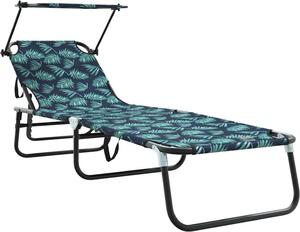 Lettino prendisole pieghevole Multicolore 190 x 57 x 81 cm