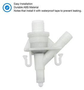 Set di 2 valvole per l'acqua, in sostituzione dei modelli Sealand Dometic 300, 310 e 320, a tenuta stagna, per un riempimento ottimizzato del WC nei camper, sostituisce il codice 3853116