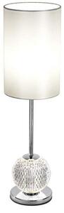 Abatjour - Lumetto Moderno Diamante Acrilico Cromo 1 Luce Led 9,6W Ip20