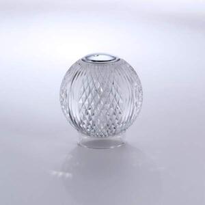 Abatjour - Lumetto Moderno Diamante Acrilico Cromo 1 Luce A Sfera Led 4,2W