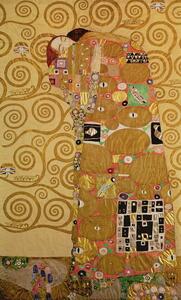 Riproduzione Fulfilment Stoclet Frieze c 1905-09, Gustav Klimt
