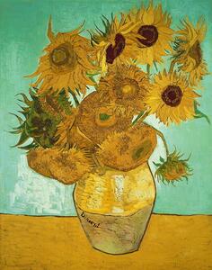 Vincent van Gogh - Stampa artistica Girasoli, (30 x 40 cm)