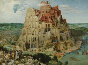 Pieter the Elder Bruegel - Stampa artistica Tower of Babel 1563 oil on panel, (40 x 30 cm)