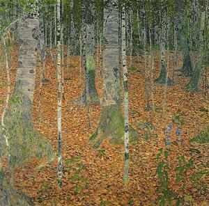 Gustav Klimt - Stampa artistica The Birch Wood 1903, (40 x 40 cm)