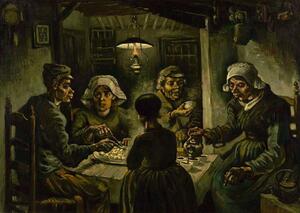 Vincent van Gogh - Riproduzione The Potato Eaters 1885, (40 x 30 cm)