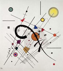 Wassily Kandinsky - Stampa artistica Grey Square 1923, (35 x 40 cm)