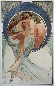 Mucha, Alphonse Marie - Stampa artistica Poetry - by Mucha 1898, (24.6 x 40 cm)