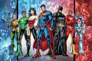 Stampa d'arte Justice League - United