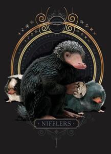 Stampa d'arte Animali fantastici - Nifflers, (26.7 x 40 cm)
