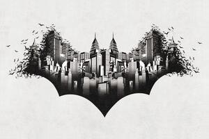 Stampa d'arte Batman - Gotham, (40 x 26.7 cm)