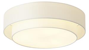 Plafoniera moderna bianca 50 cm 3 luci - Drum Duo