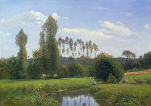 Monet, Claude - Stampa artistica View at Rouelles 1858, (40 x 26.7 cm)