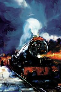 Stampa d'arte Harry Potter - Hogwarts Express, (26.7 x 40 cm)