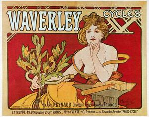 Riproduzione Waverley cycles 1898, Mucha, Alphonse Marie