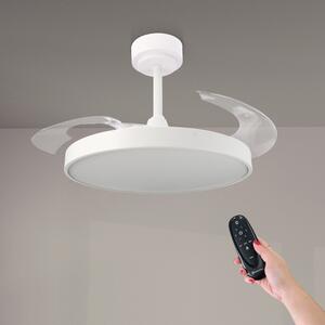 Lampadario Ventilatore da soffitto Coal 36W illuminazione Led CCT regolabile con telecomando M LEDME