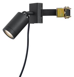 Faretto da esterno nero per albero GU10 50mm orientabile e inclinabile IP65 - Solo