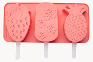 Set di 3 stampi per ghiaccioli in silicone Fruits