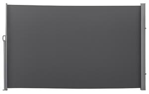 Outsunny Frangivista da Giardino Estensibile 3x1.8m, Poliestere Anti UV e Alluminio, Grigio