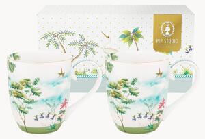 Set di 2 tazze grandi da caffè Jolie Heron