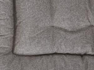 Cuccia per cani in tessuto grigio 90 x 70 cm cuscino per divano per animali domestici Beliani