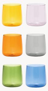 Set di 6 bicchieri in vetro borosilicato fatti a mano No Bilia