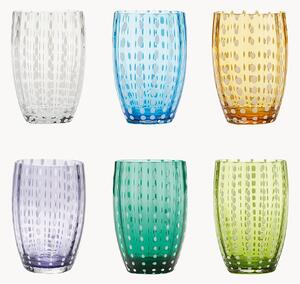 Set di 6 bicchieri fatti a mano Perle