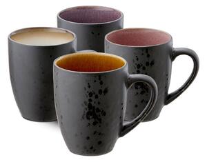 Tazze in set nere in ceramica 4 pz 300 ml Gastro Black/Mix – Bitz