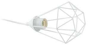 Eglo 79085 - Lampada da tavolo con spina BYRON 1xE27/40W/230V bianca