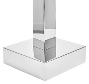 Miscelatore vasca da bagno cromato argento freestanding 118 cm accessori bagno moderno Beliani