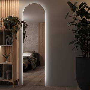 Specchio atipico con luce LED G9