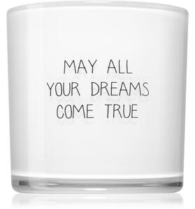 My Flame Fresh Cotton May All Your Dreams Come True candela profumata 10x10 cm