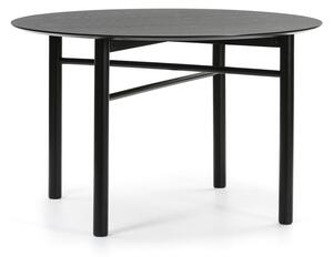 Tavolo da pranzo rotondo nero , ø 120 cm Junco - Teulat